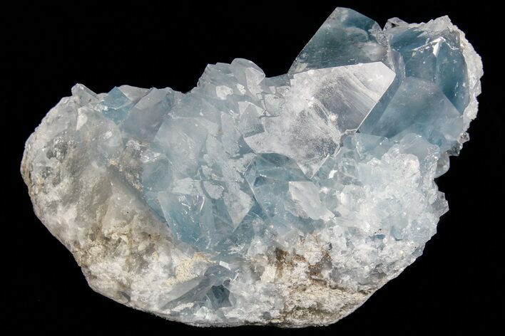 Sky Blue Celestine (Celestite) Crystal Cluster - Madagascar #74714